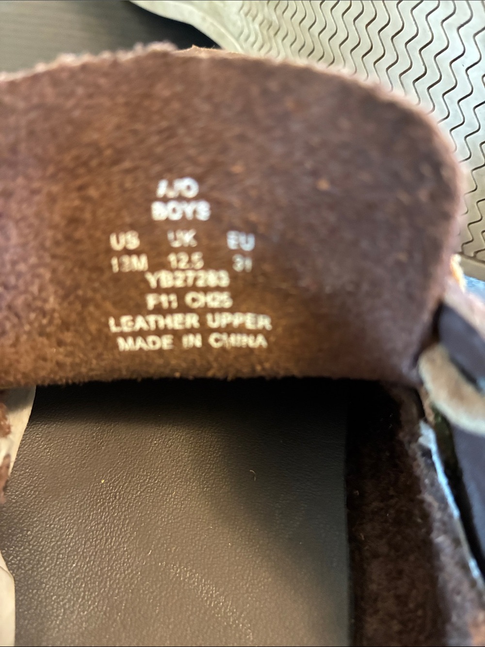 Sperry Dark Brown Leather Boat Shoes with Tan Laces - Picture 5 of 6